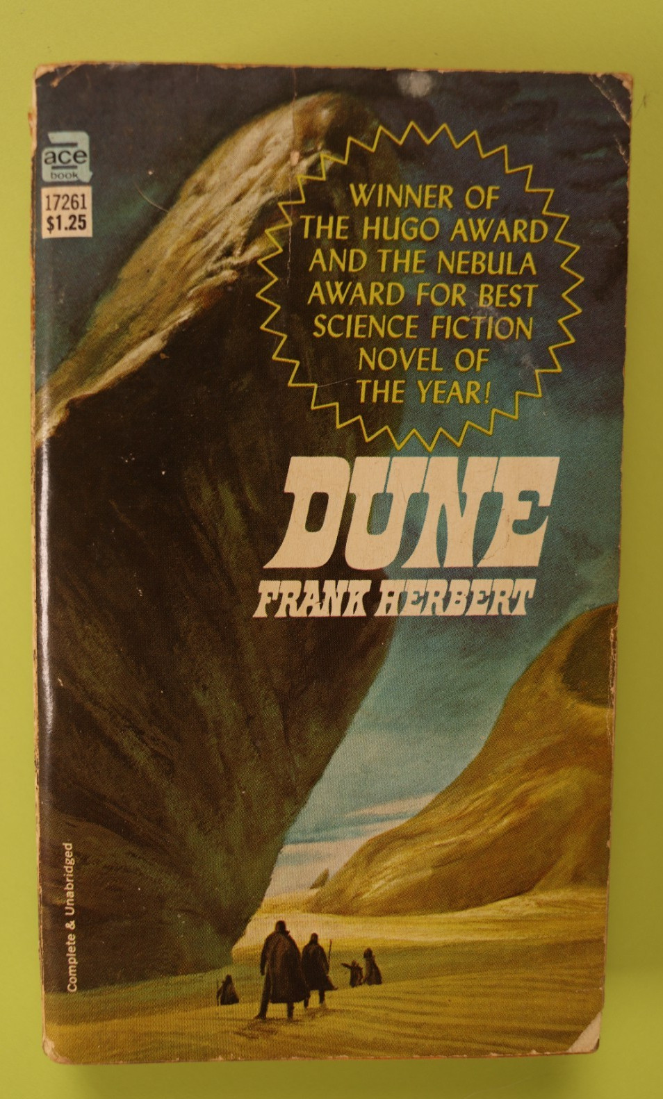 Dune by Frank Herbert Vintage 1965 Ace 17261 Paperback