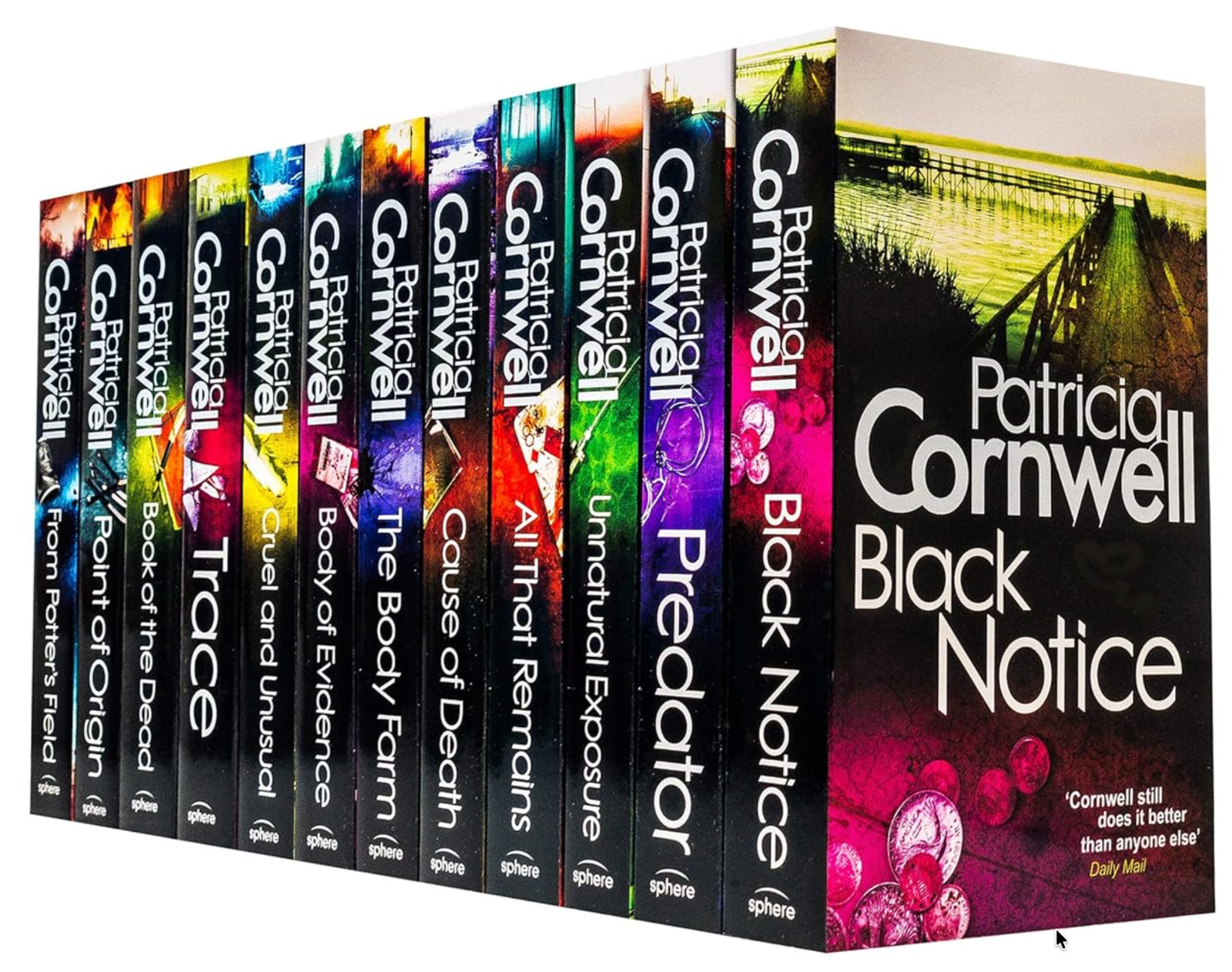 Kay Scarpetta Series: Complete Collection of 12 Books by Patricia Cornwell (NEW)