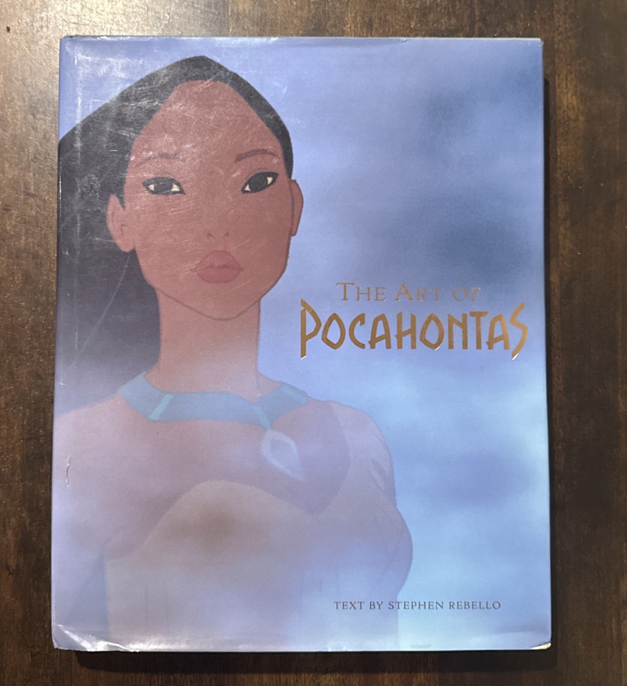 Vintage 1995 The Art Of Pocahontas Book Disney Stephen Rebello Large Hardcover
