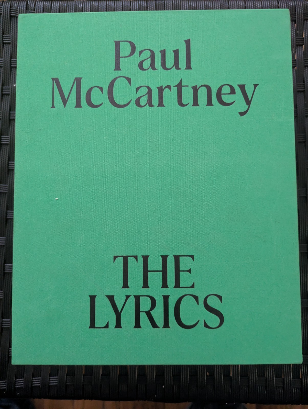 Paul McCartney, The Lyrics, 2 vol. Hardcover Boxed Set, 1st Edition 2021