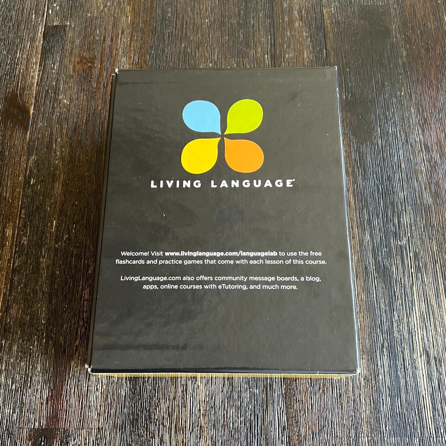 Living Language Spanish Essential Intermediate Advanced Notebook Missing 1 CD