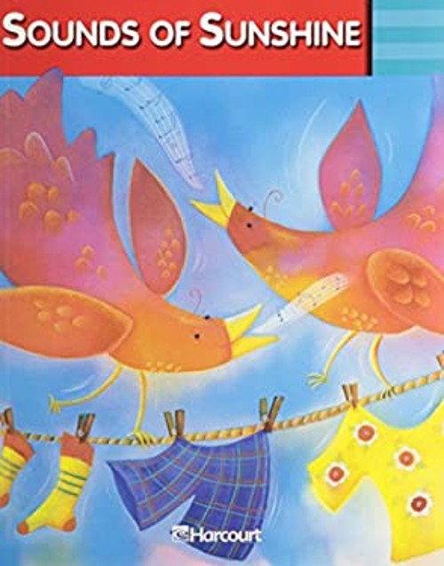 Sounds of Sunshine, Grade 2 Paperback Harcourt School Publishers