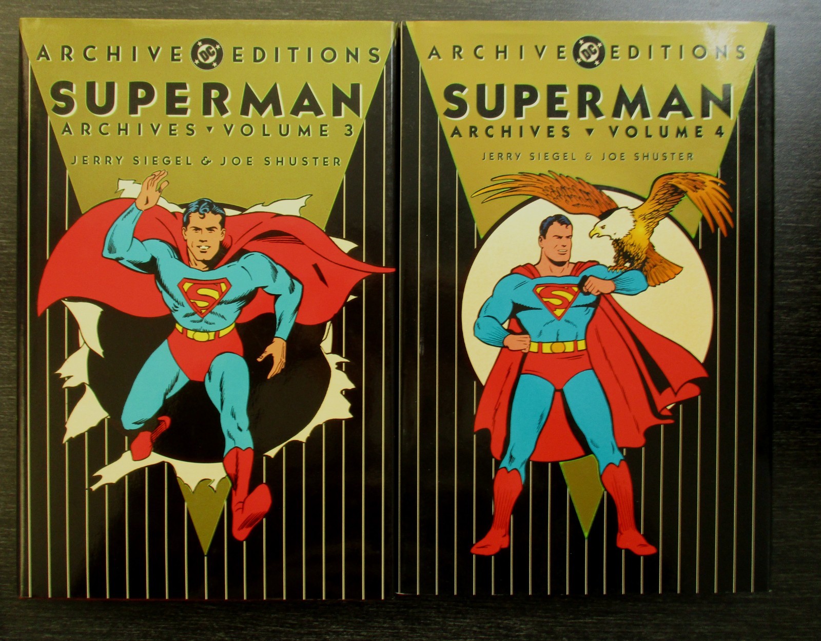 Archive Editions Superman Archives volumes 1-4 & 6-7 Hardcover w/dj VG