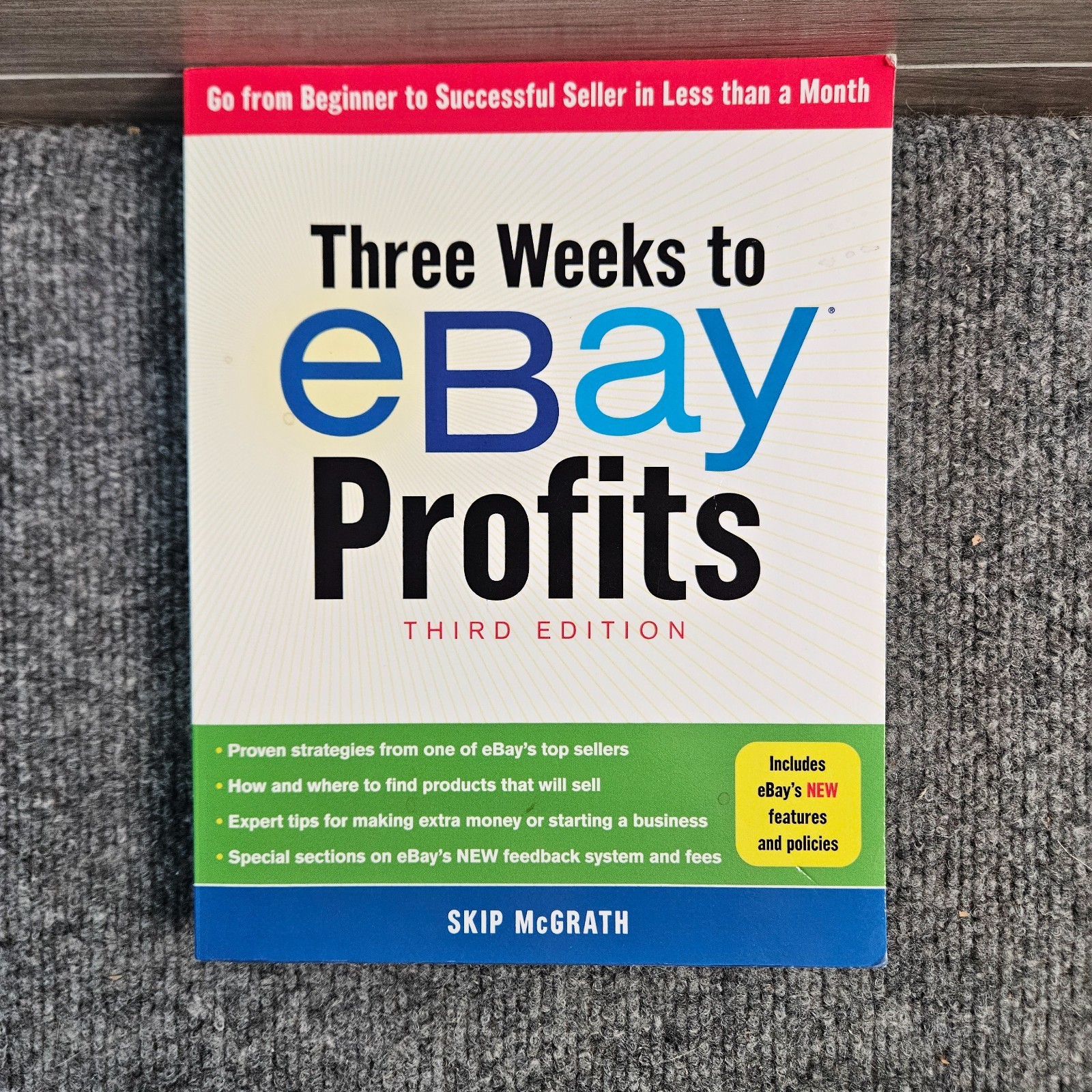 Three Weeks to eBay Profits 3rd Edition Skip McGrath Paperback Seller Guide