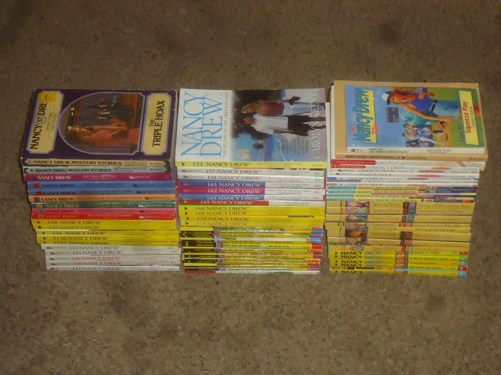 Lot 71 Nancy Drew PB Mystery Books Carolyn Keene