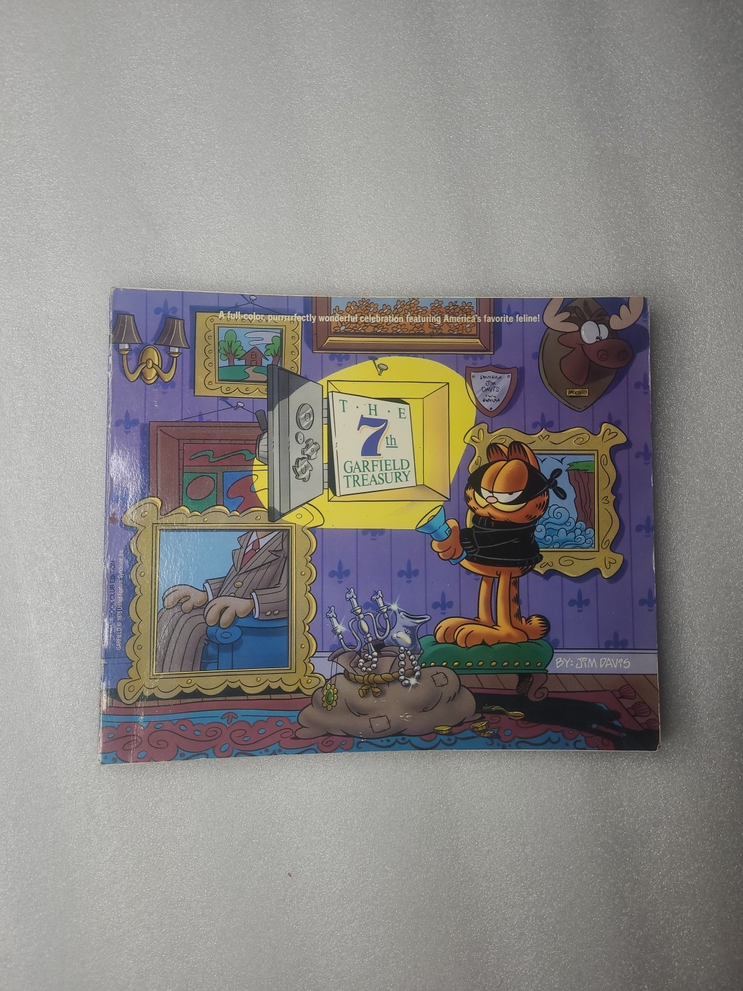 The 7th Garfield Treasury by Jim Davis 1993 Trade Paperback 8.5×10 Inches