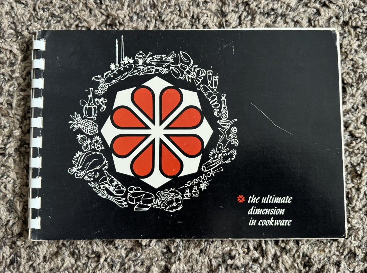 Vintage Miracle Maid “The Ultimate Dimension In Cookware” Spiral Book – 59 Pages