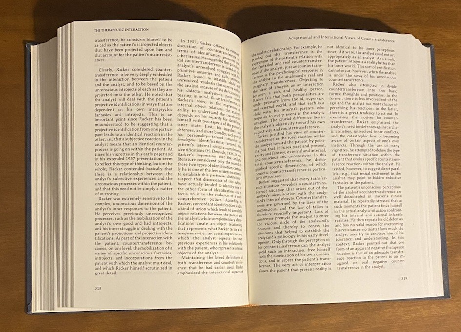The Therapeutic Interaction Volumes I & II Robert Langs 1976 HC