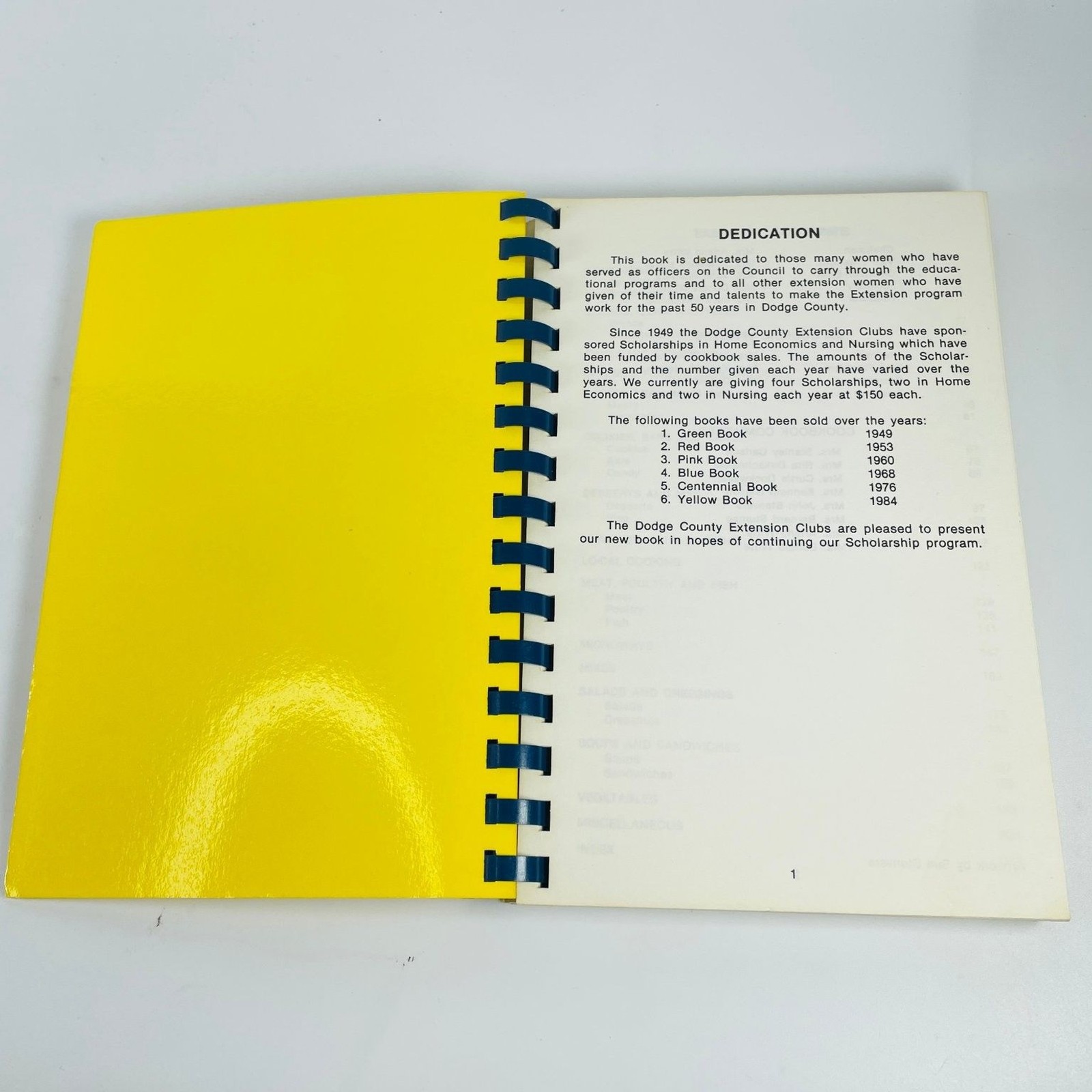 Favorite Recipes Dodge County NE Extension Clubs 1984 Spiral Cookbook Nebraska