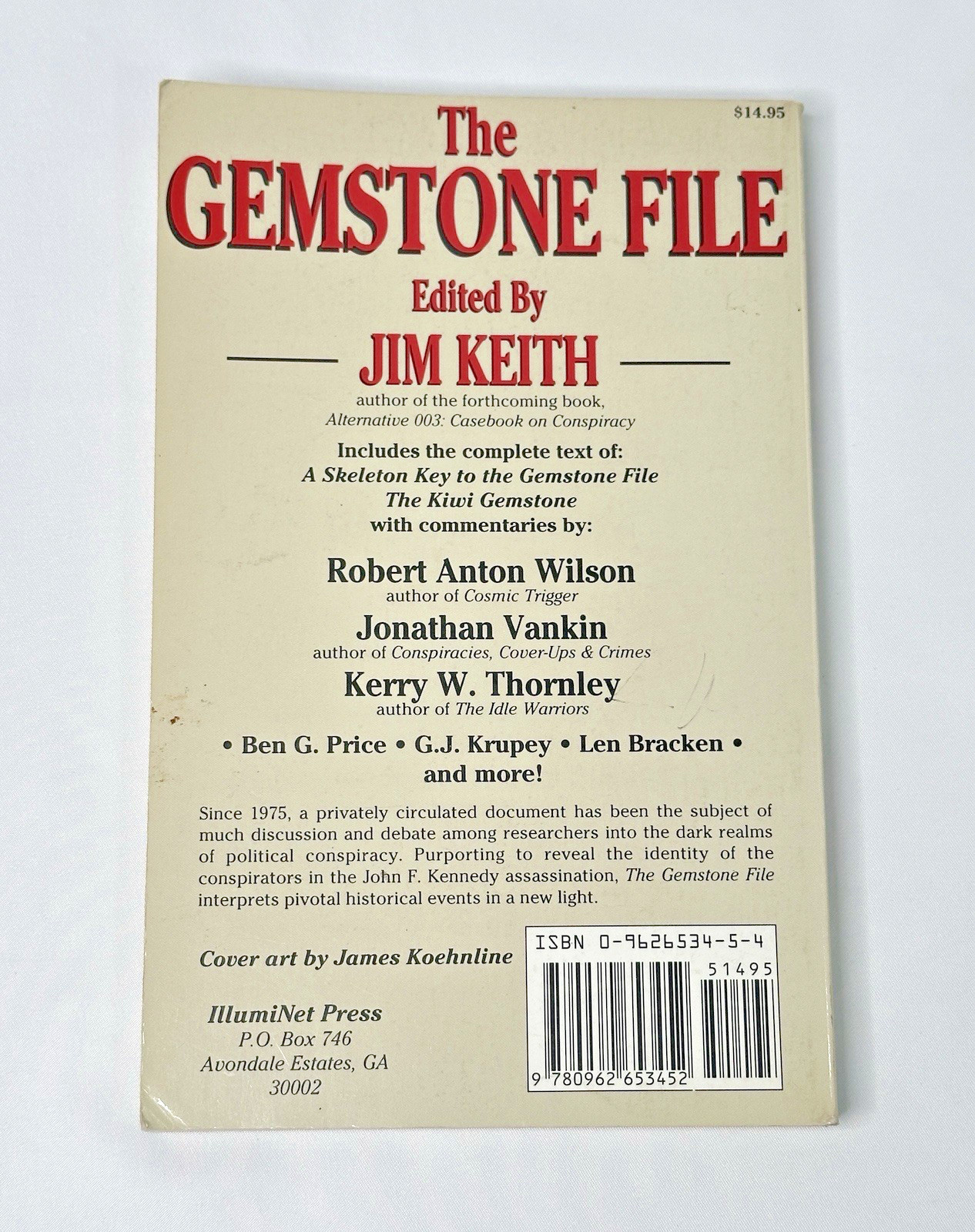 The Gemstone File – Edited by Jim Keith – 1992 Book