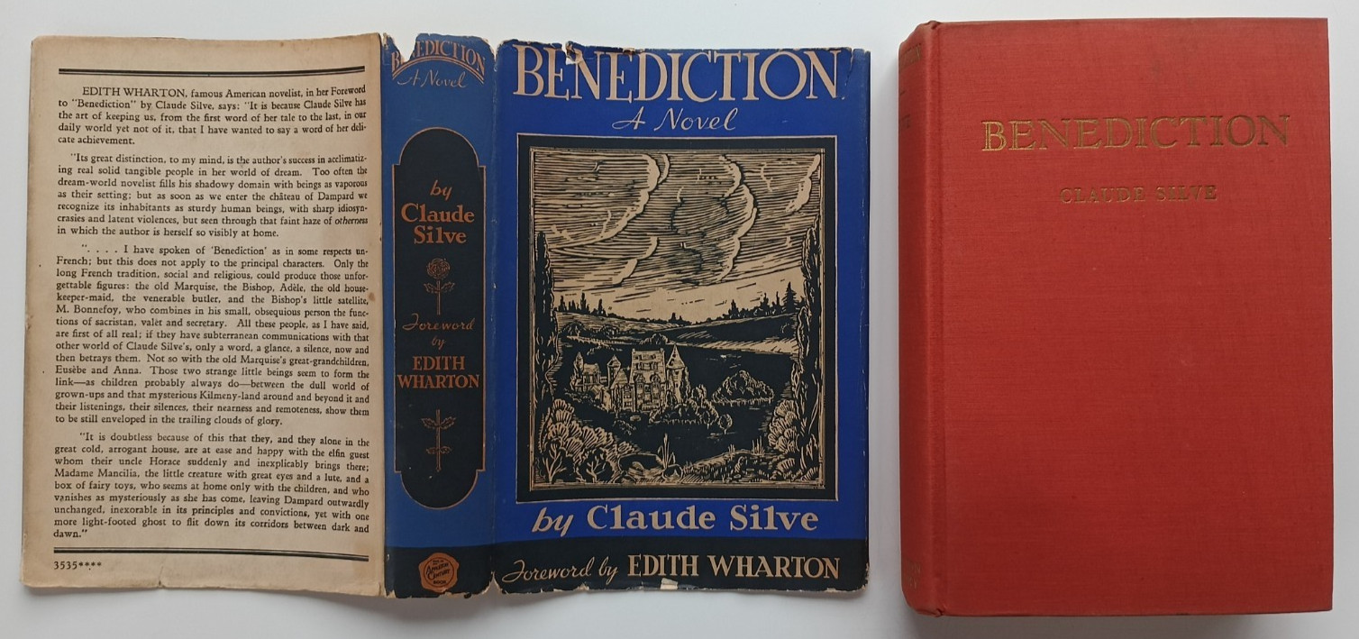Benediction (1st edition) by Claude Silve (D. Appleton-Century, 1936) HCDJ