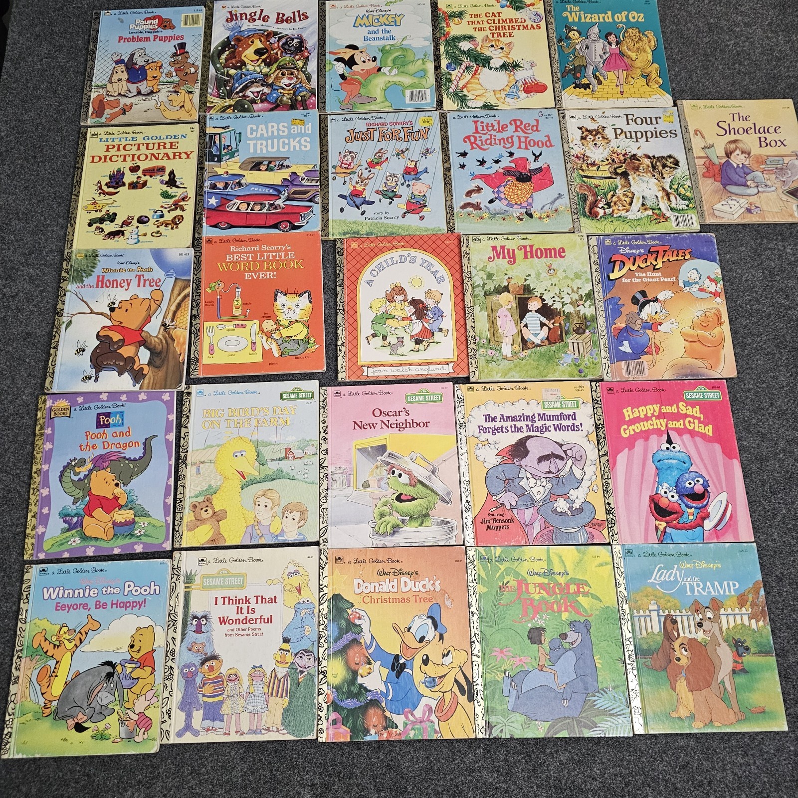 Little Golden Books Lot Of 26 Vintage And Modern Hardcover Mix Assortment