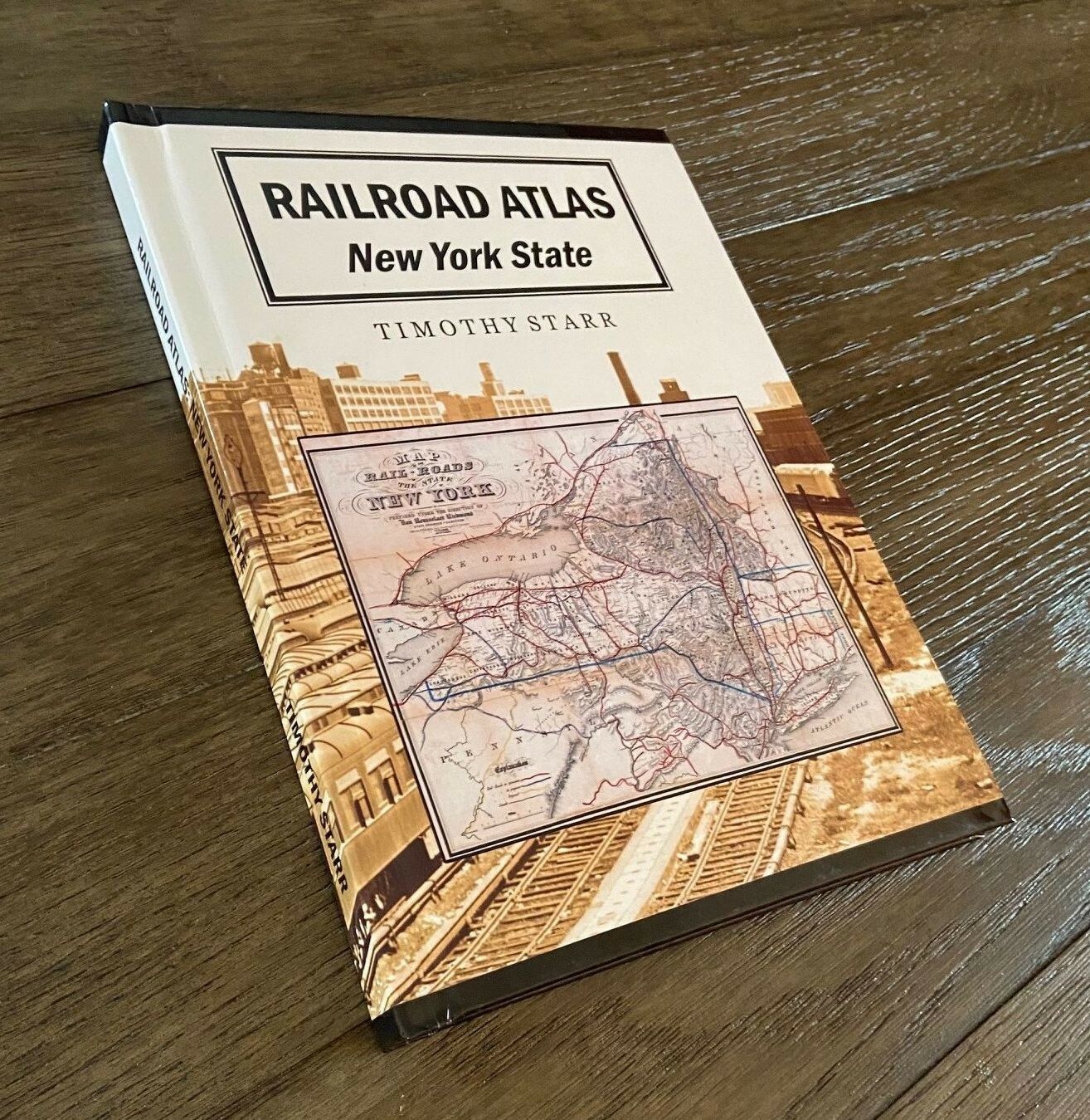 Railroad Atlas: New York State (1st Edition hardcover with 200 full-color maps)