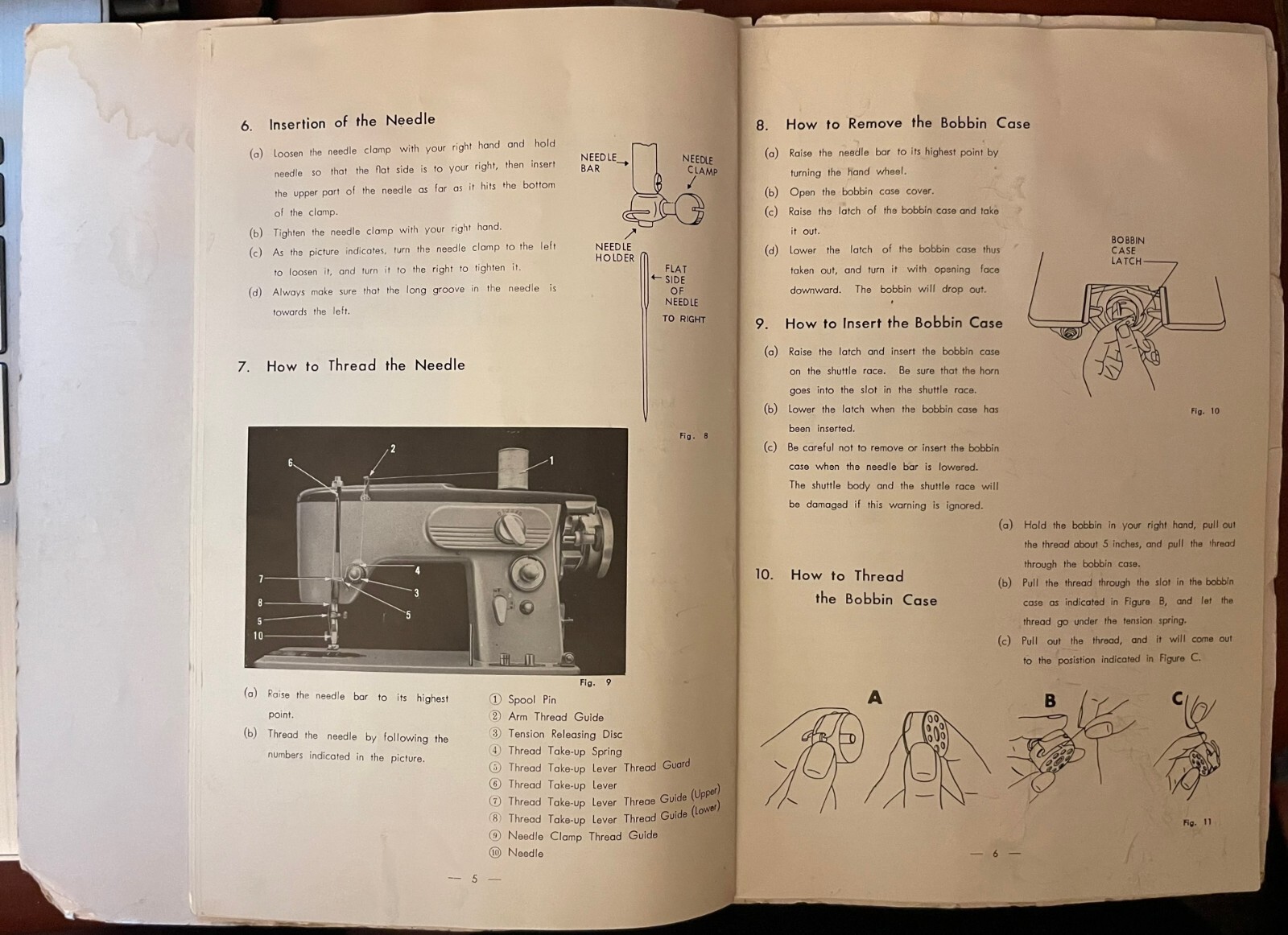 Zig-Zag Sewing Machine Instruction Manual Undated 28 pages