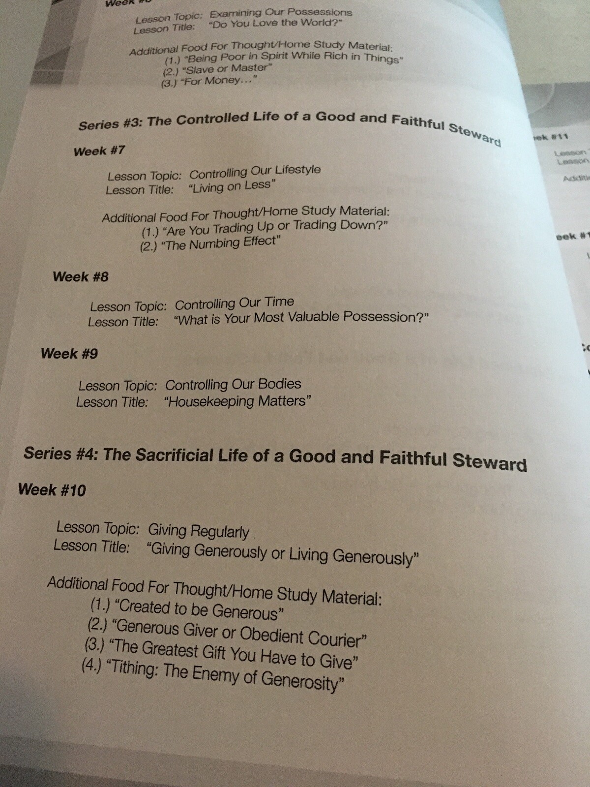 Who’s in Charge Here? 13 Week life Stewardship Study. Study Guide. 172 Pages.