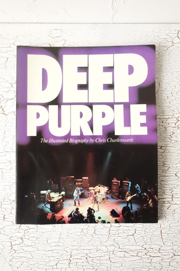 Deep Purple The Illustrated Biography by Chris Charlesworth 29x23cm band histor