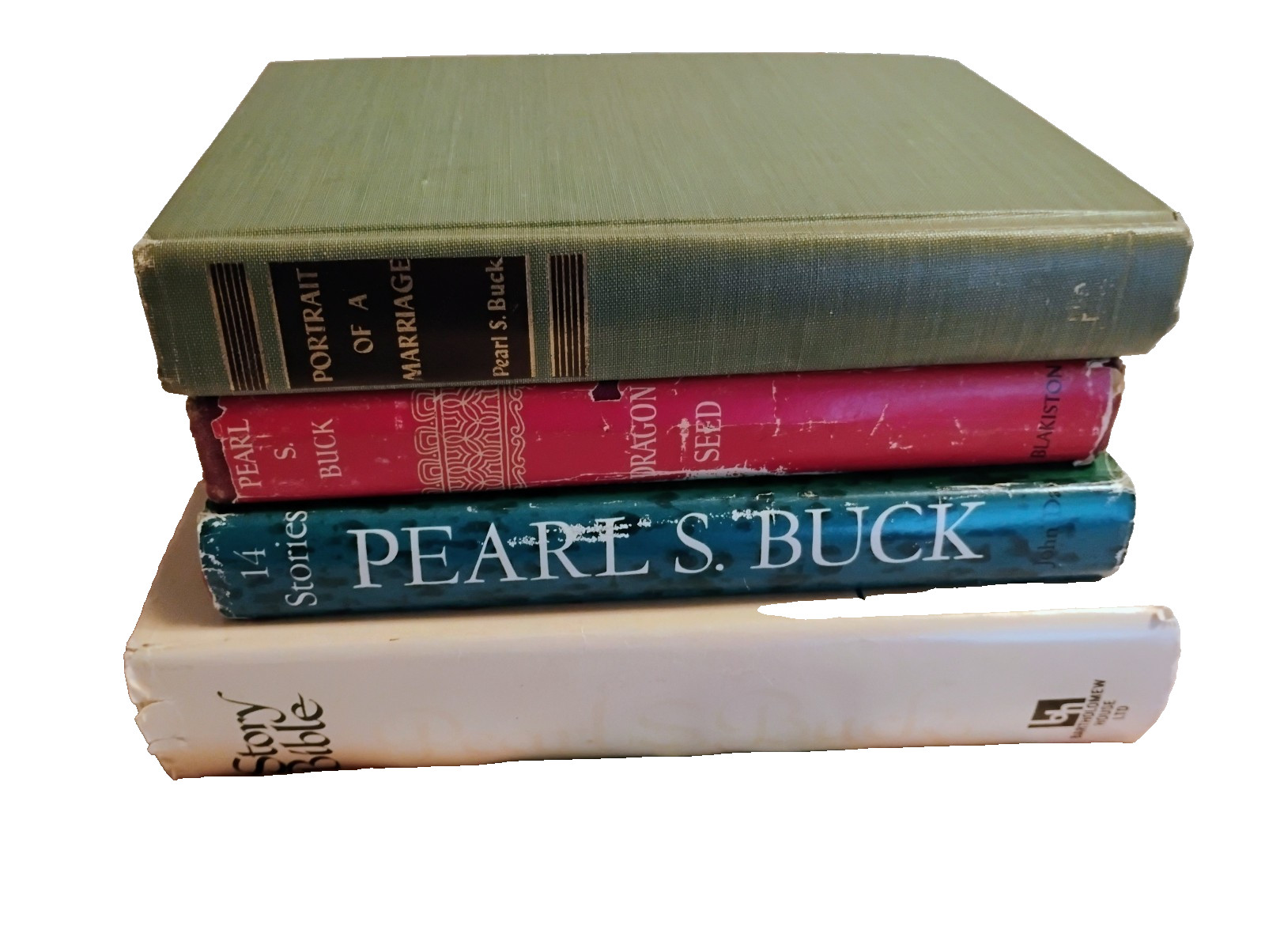 Vintage Pearl S. Buck Novels Books Lot Of 4 Good Condition Mid-century