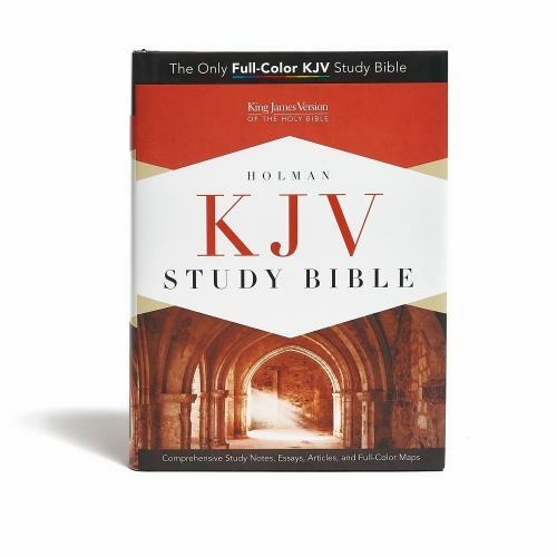 KJV Study Bible, Jacketed Hardcover by Holman Bible Publishers (2012, Hardcover)