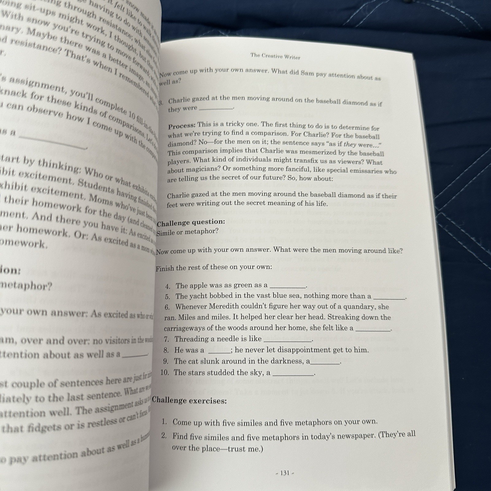 The Creative Writer, Level One: Five Finger Exercises Paperback B