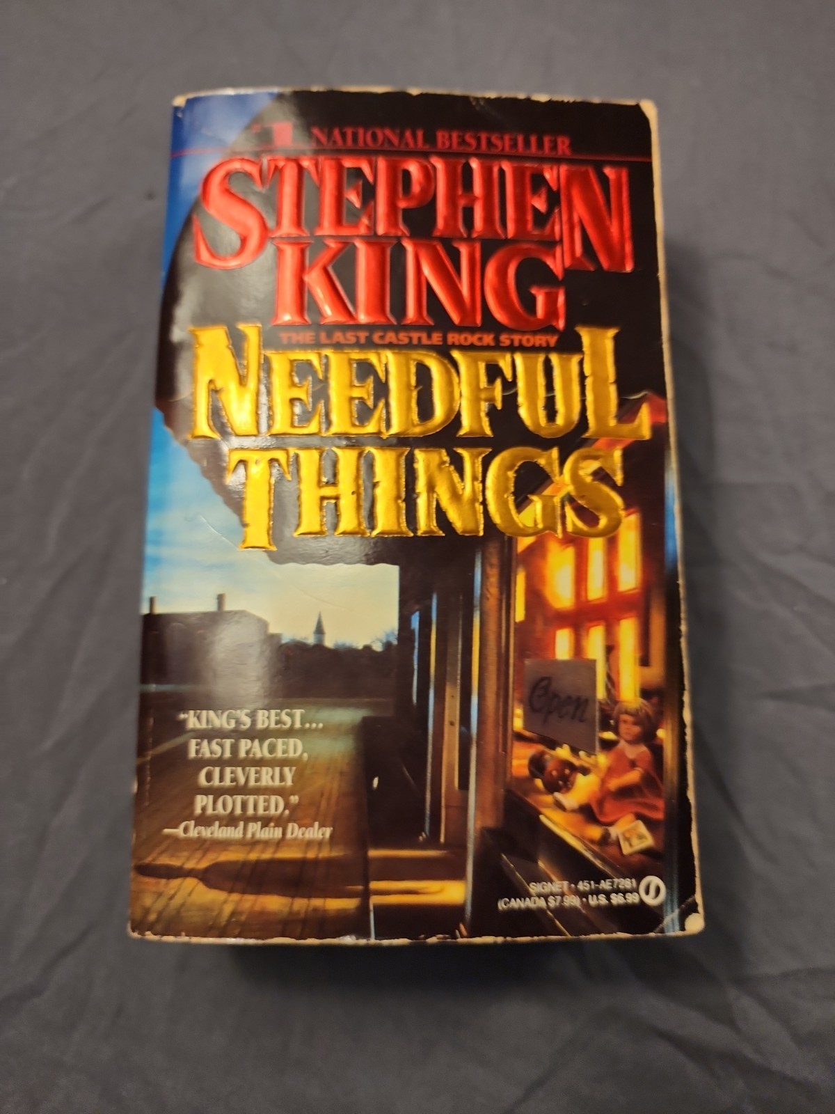 needful things stephen king paperback