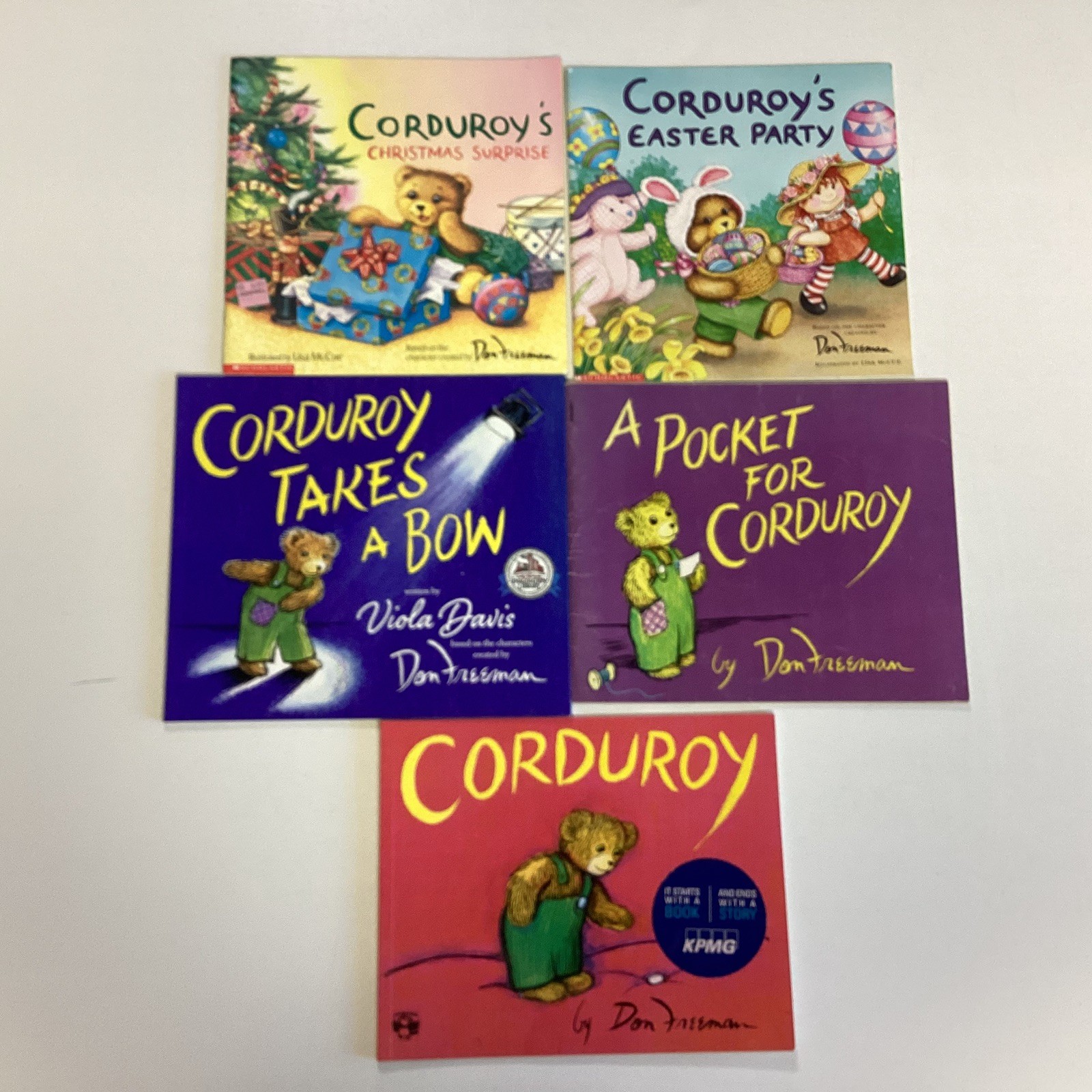 Don Freeman Corduroy Preschool Kindergarten 5 Children’s Book Lot