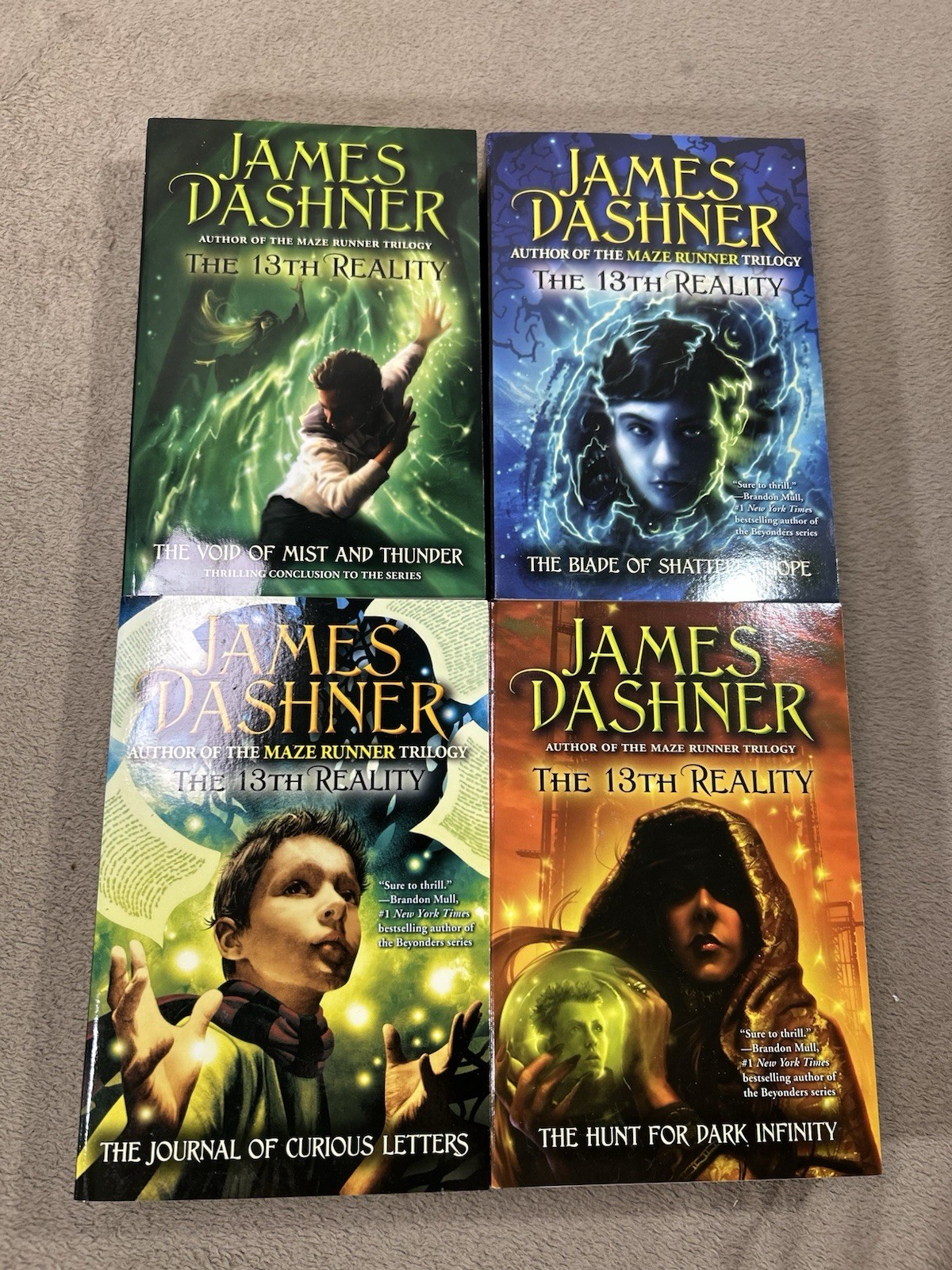James Dashner The 13th Reality Complete 4 Book Box Set Paperback Maze Runner