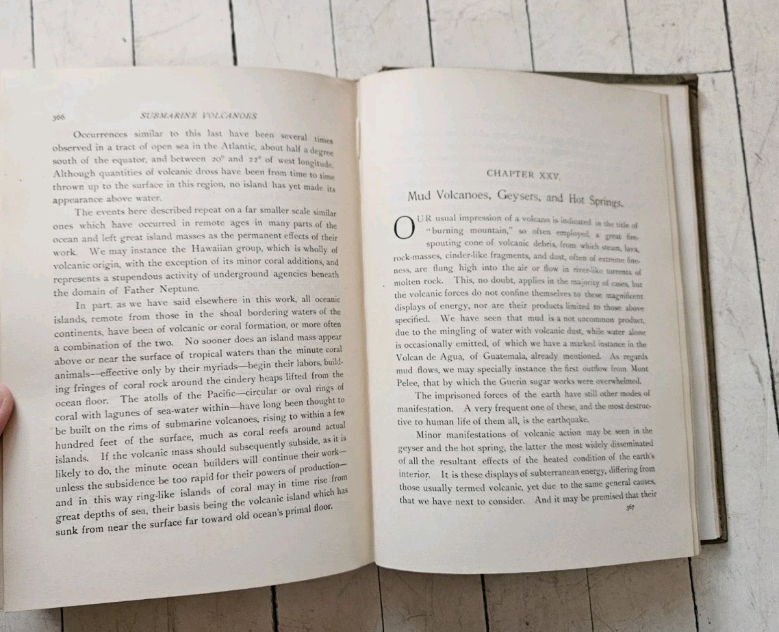 1902 * Signed THE VOLCANO’S DEADLY WORK : From The Fall Of POMPEII to ST. PIERRE