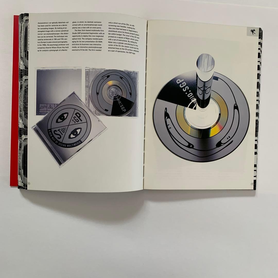 Sagmeister Graphic Design Book 172x242mm 2001 Hardcover 286 Pages