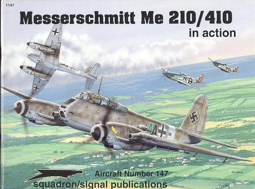 Squadron/Signal Pub. MESSERSCHMITT Me 210/440 in ACTION #147 49 PAGES~VG