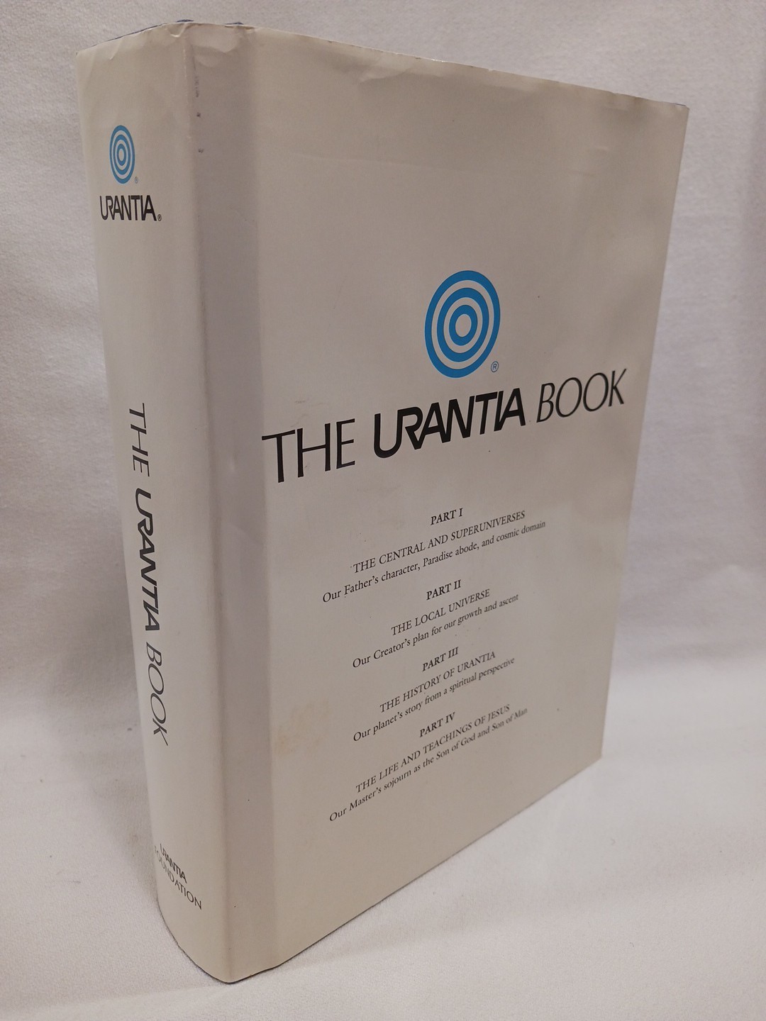 The Urantia Book 1990 Tenth Printing HC DJ Vintage Spiritual Text Foundation VGC