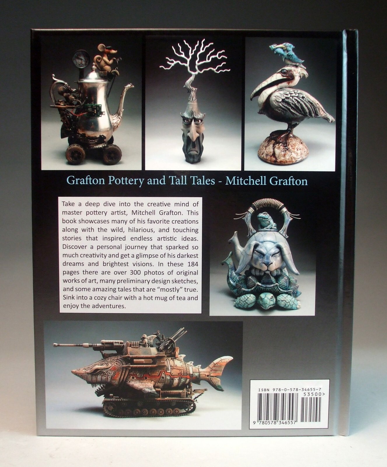 Signed Book by Mitchell Grafton – Grafton Pottery and Tall Tales, art, stories