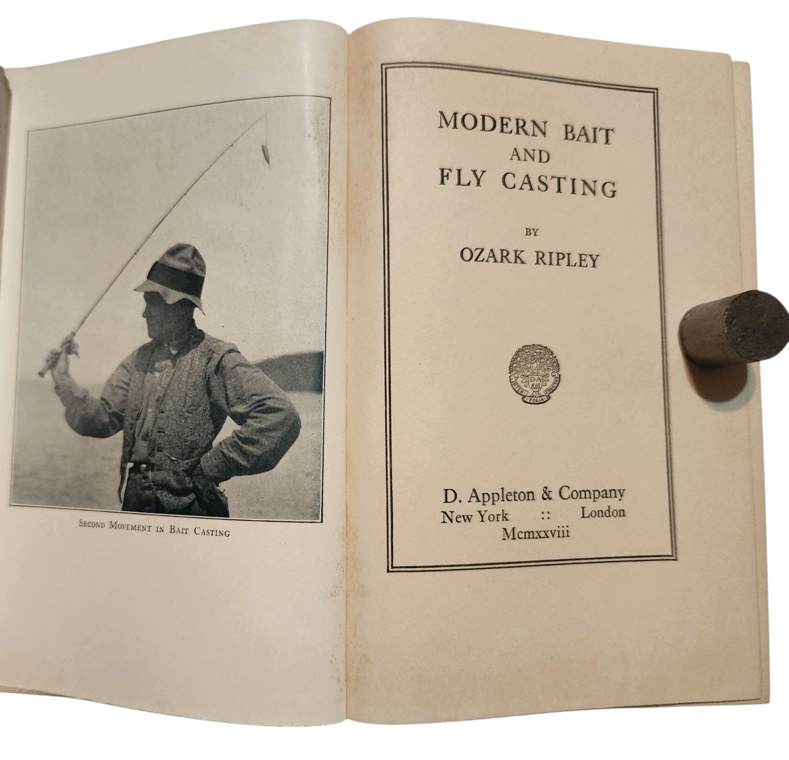 Modern Bait & Fly Casting 1928 by Ozark Ripley, D. Appleton & Co.