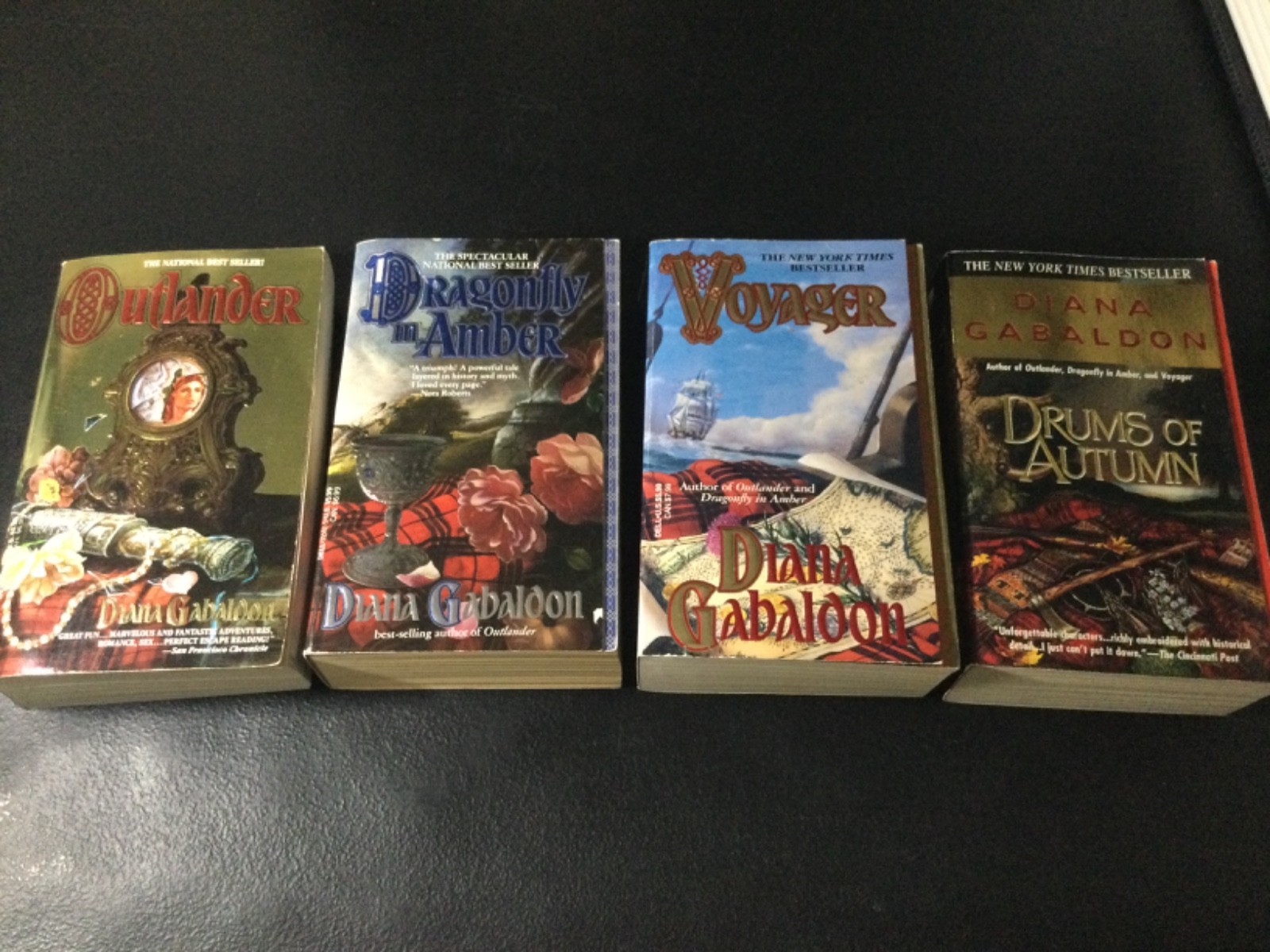 Outlander Vol. 1-4 Paperback Set 1st Edi. Diana Gabaldon (New) Dell