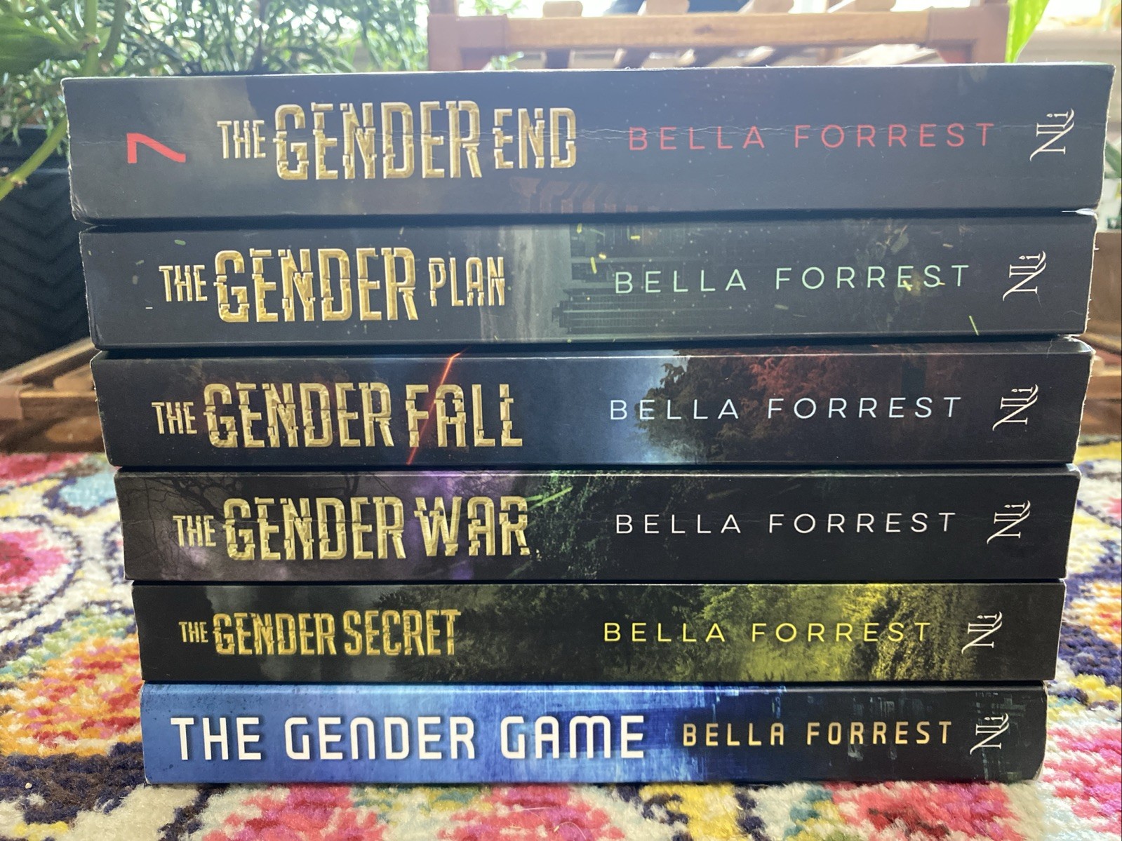 The Gender Game Book Series Lot #1-4,6,7 Bella Forrest Paperback Novel Series YA