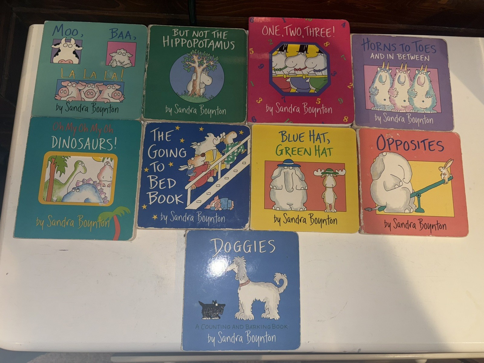 Lot of 9 Sandra Boynton Board Books for Children’s/ Kids/ Toddler *Random Mix*