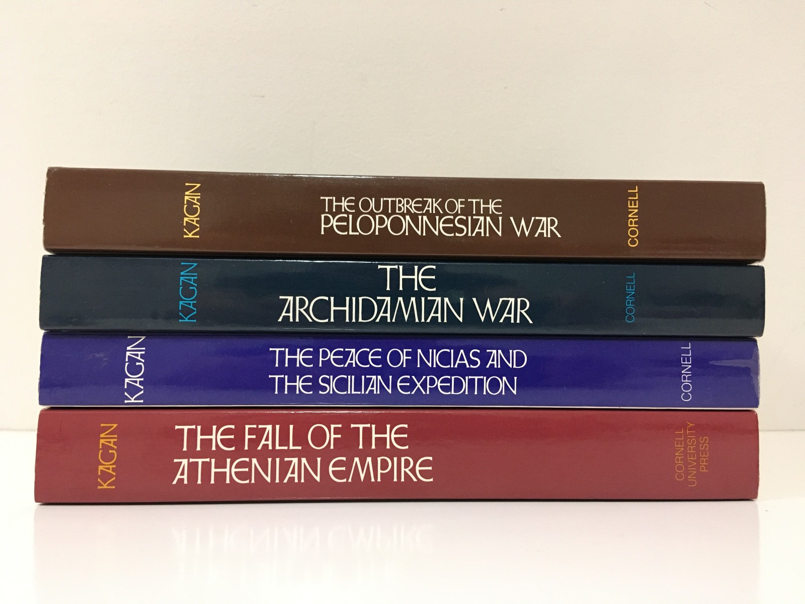 Donald Kagan: History of Athens & Peloponnesian War – 4 Volumes, Softcover 1994