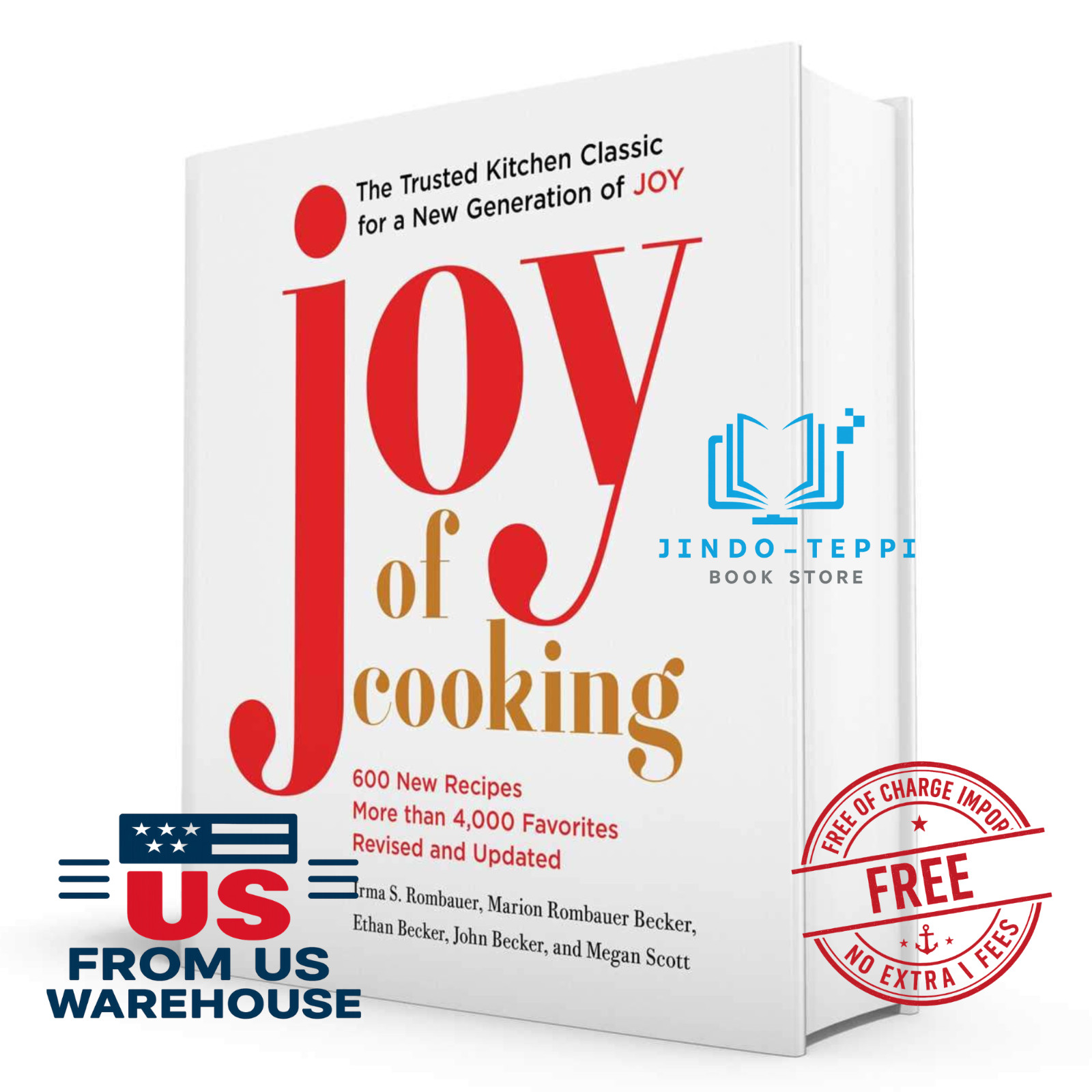 Joy of Cooking Hardcover Revised Updated Edition Cookbook 9781501169717