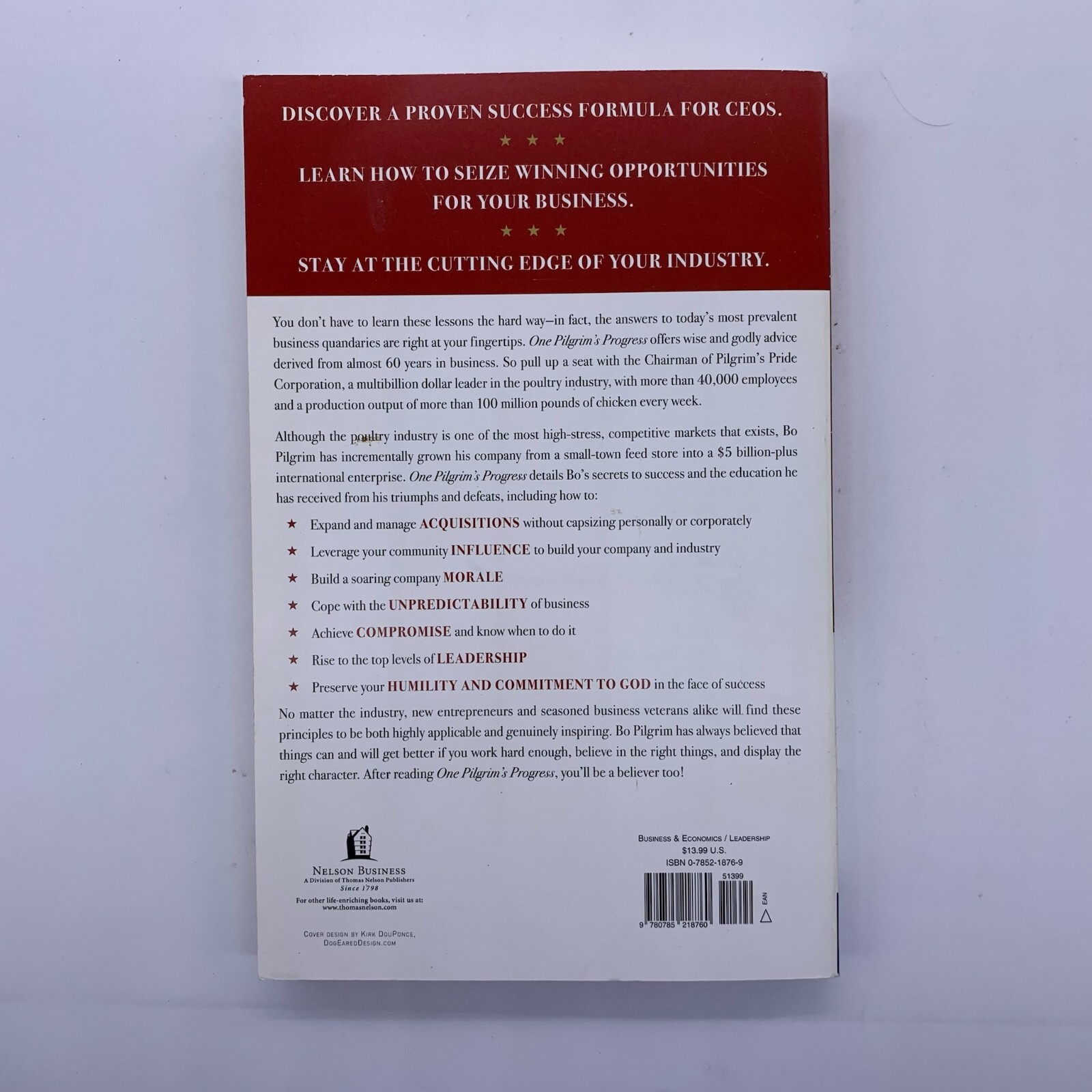 One Pilgrim’s Progress: Signed by Bo Pilgrim