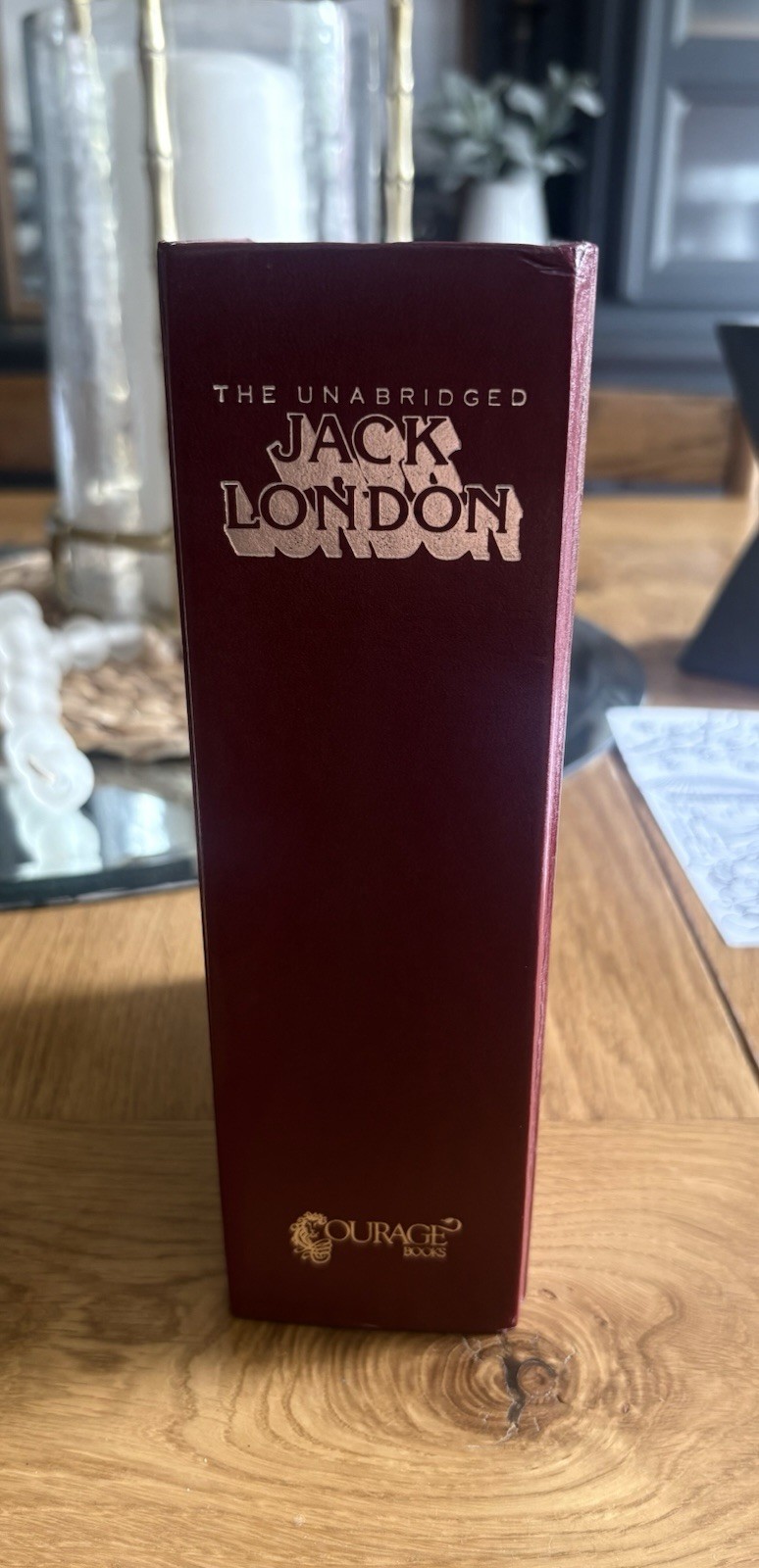 The Unabridged Jack London OURAGE Book Hardcover Book