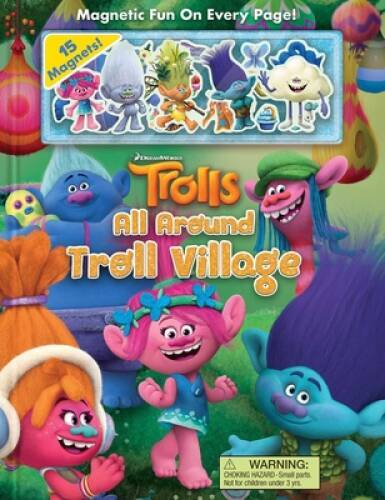 DreamWorks Trolls: All Around Troll Village (Magnetic Hardcover) – GOOD