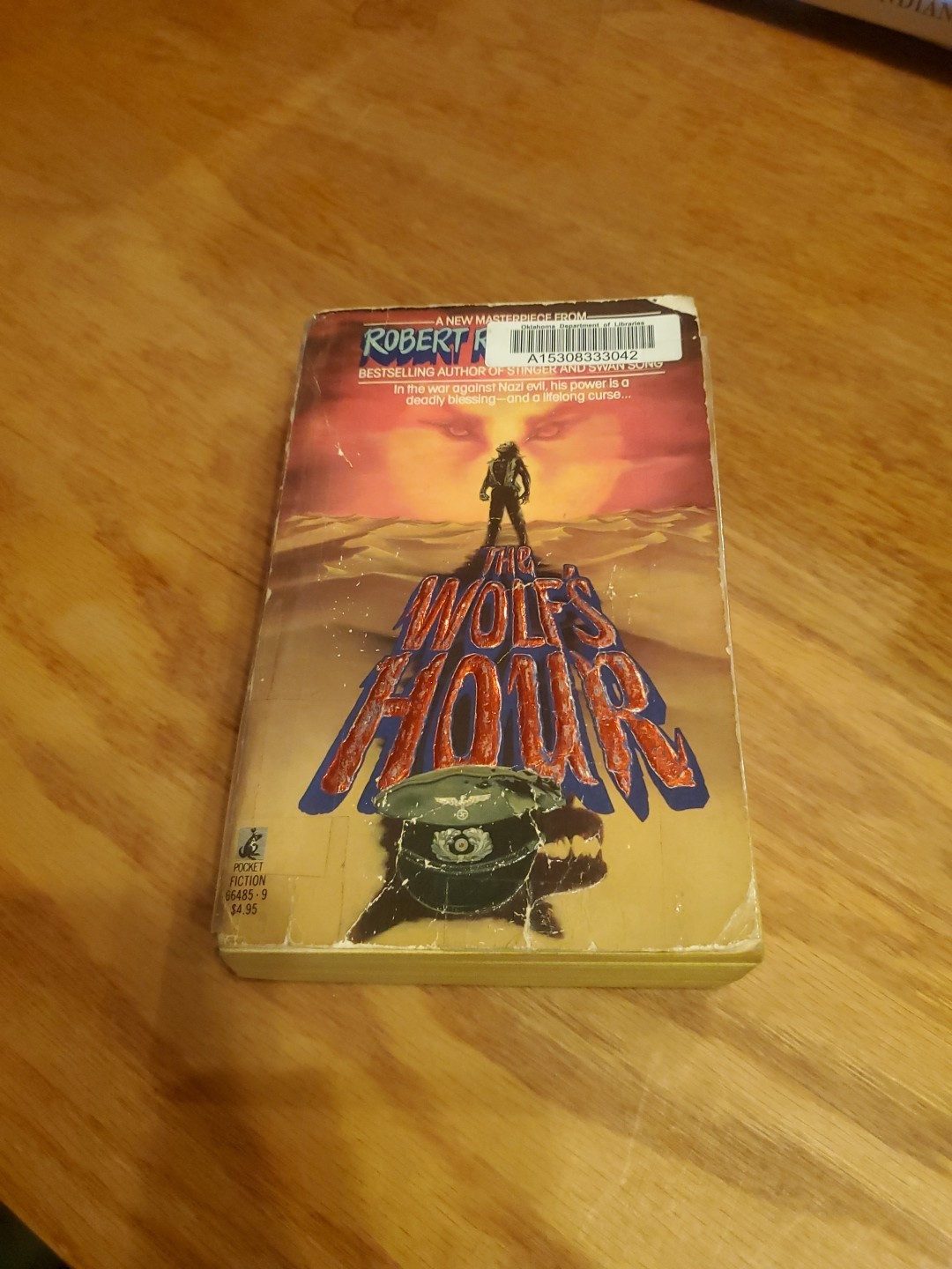 The Wolf’s Hour: A Novel by Robert R. McCammon 1989 1st PB