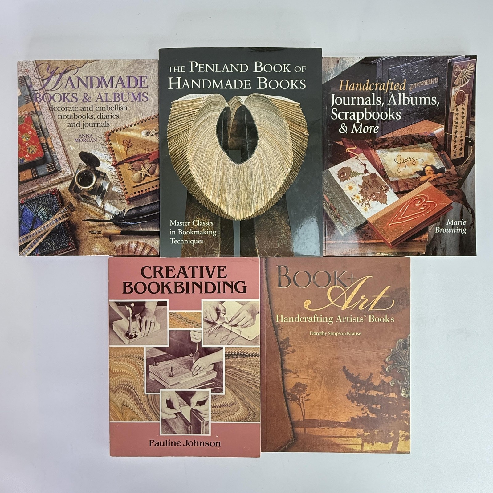 Handmade Books & Albums Anna Morgan Marie Browning Pauline Johnson Krause