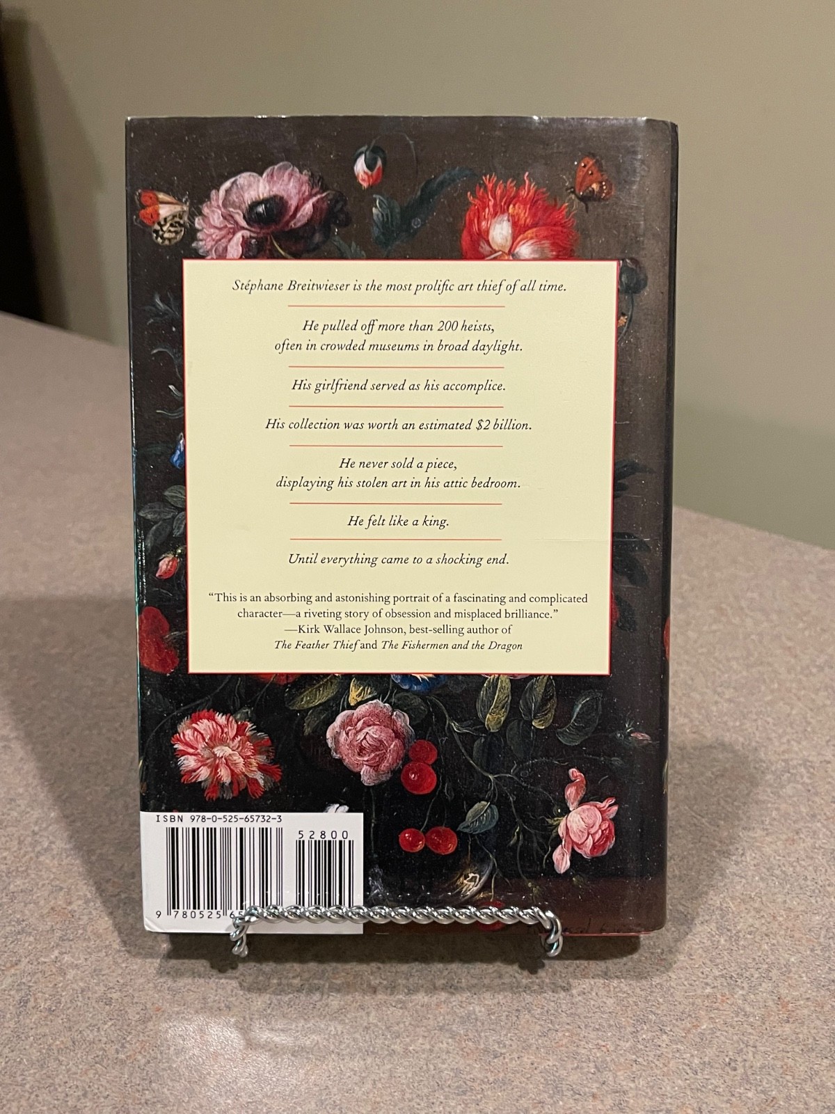 The Art Thief by Michael Finkel (First Edition, 14th Printing Hardcover)