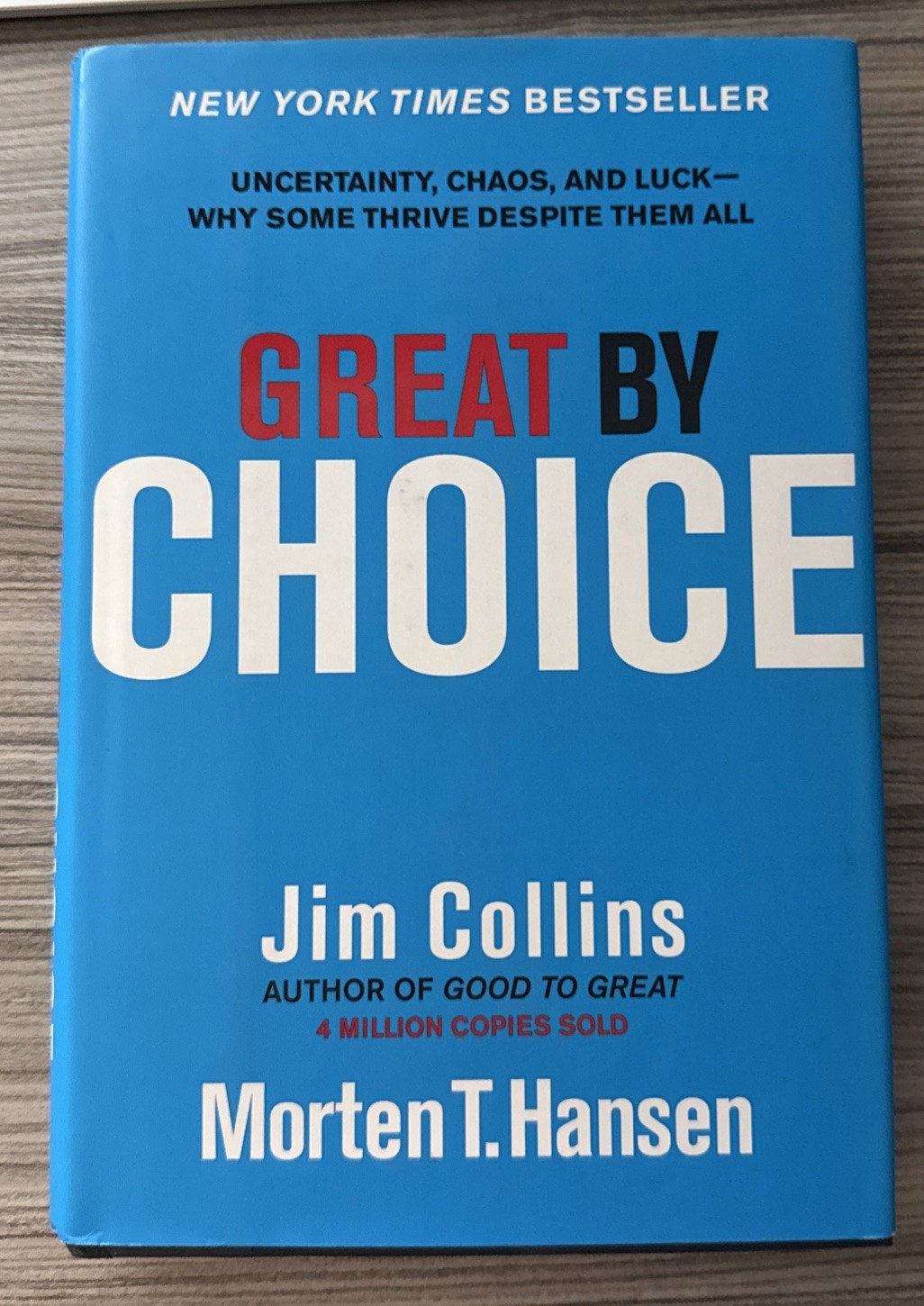 Great By Choice by Jim Collins 2011 1st Ed HBDJ NEW