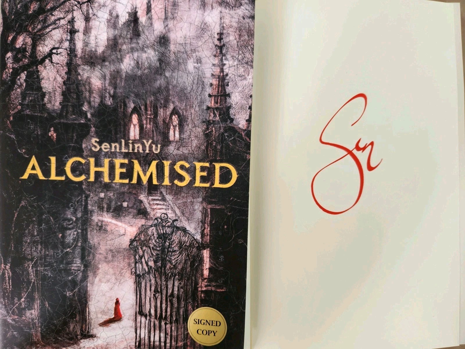 Alchemised SIGNED 1st Edition Book SenLinYu AUTOGRAPH RARE BEST SELLER In Hand