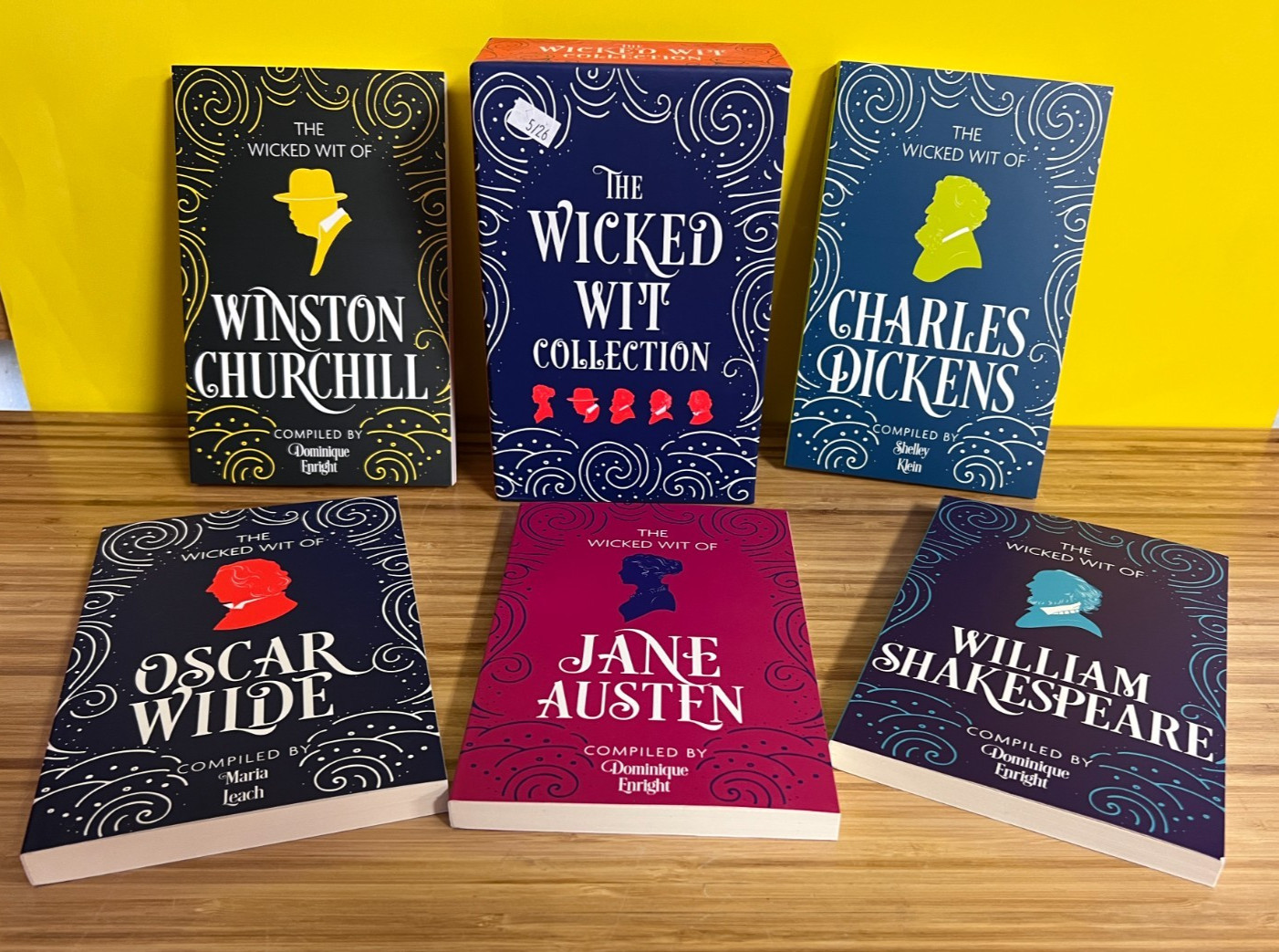 Box set of 5 -Wicked Wit Collection-Shakespeare Churchill Dickens Wilde Austen