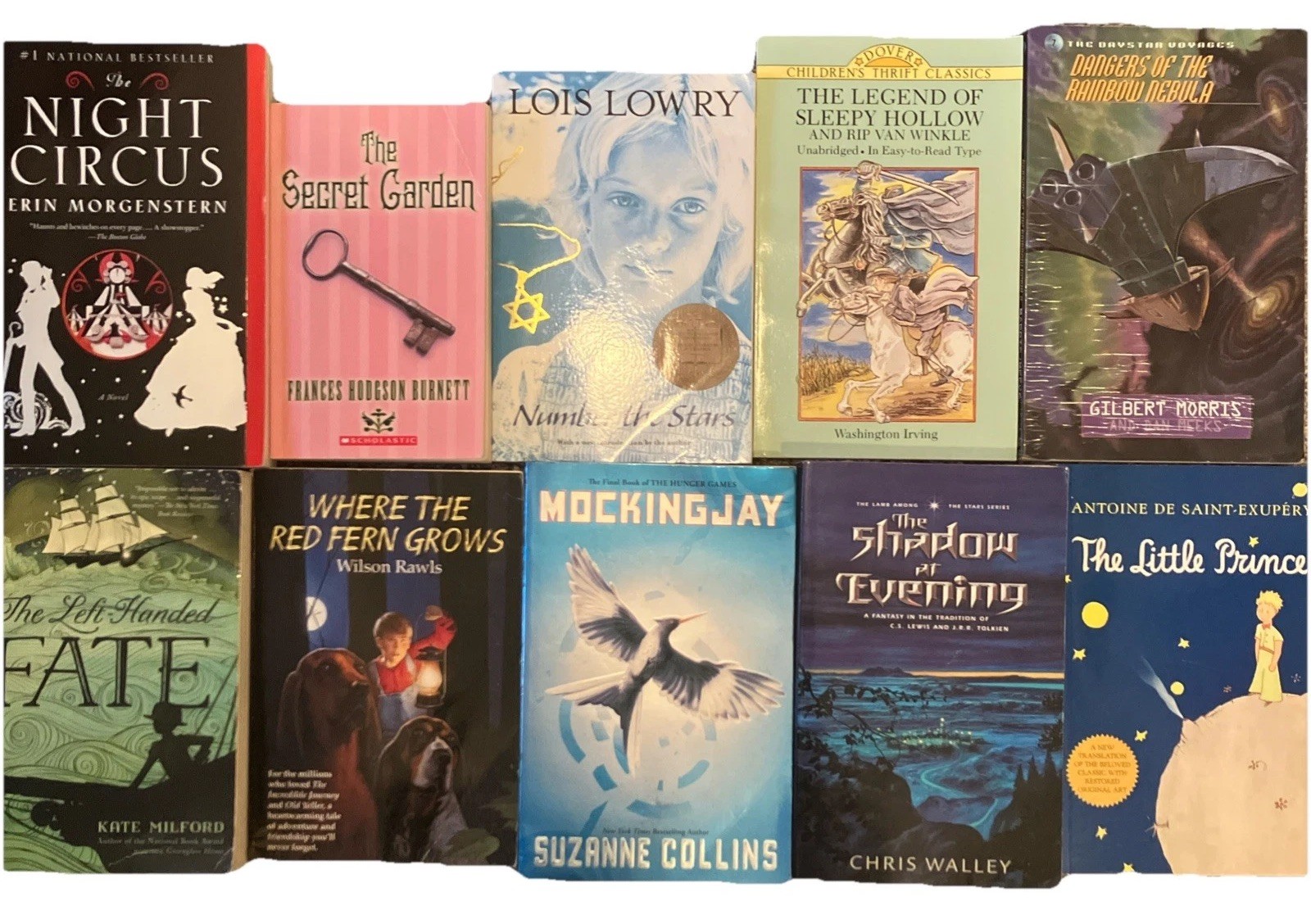 Young Adult Teen Fiction Paperback Book Lot of 10 Mixed As Shown See Photos