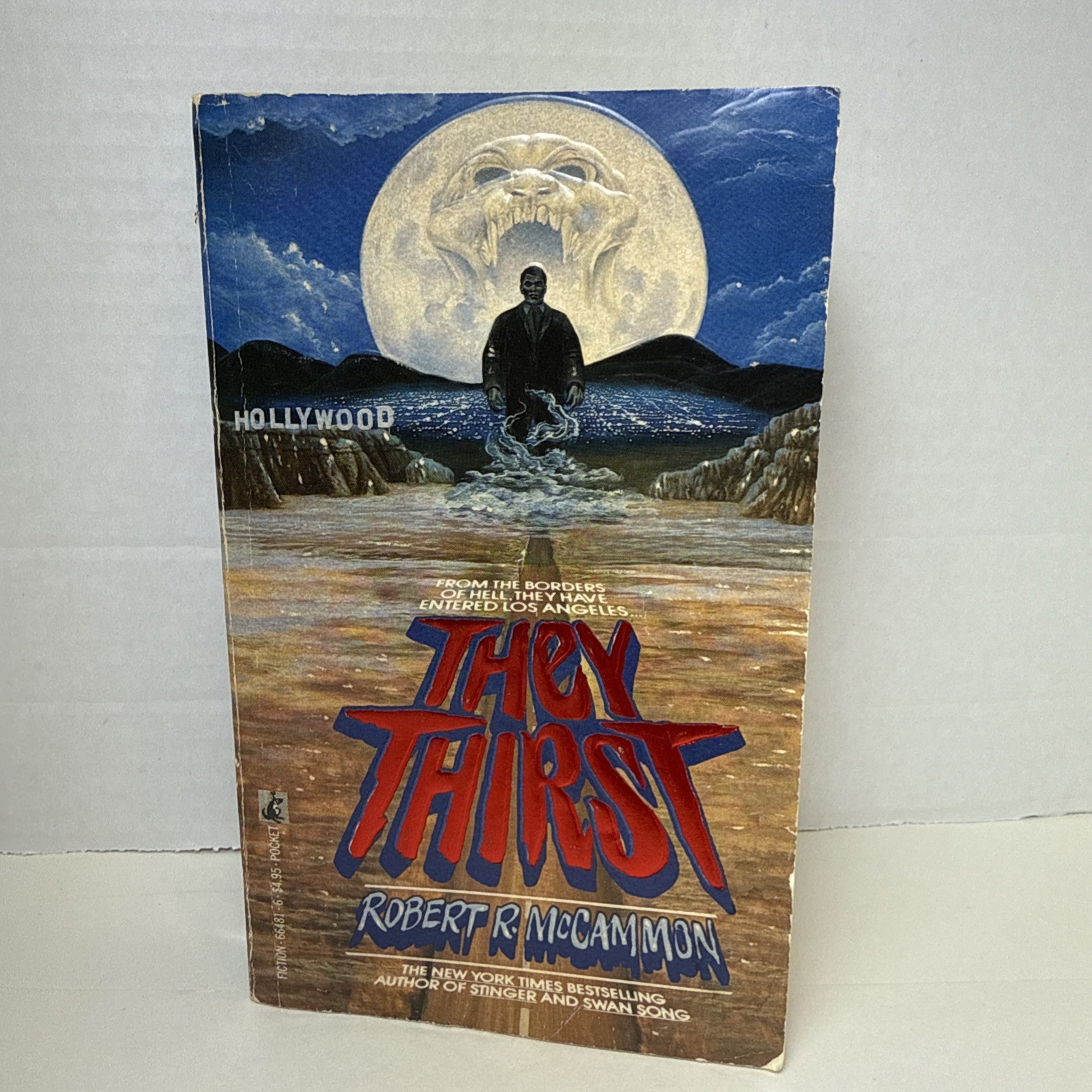 They Thirst Robert R. McCammon 1988 Paperback From Hell Book, First Edition 1st