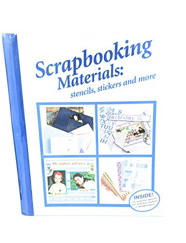 Scrapbooking Materials: Stenci – VERY GOOD