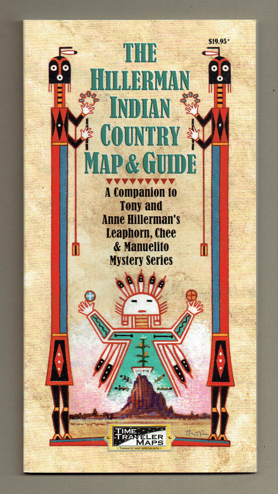The Hillerman Indian Country Map and Guide 2nd edition – sold by the illustrator